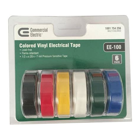 electrical tape multi color pack